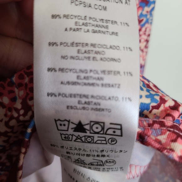 Patagonia Seabrook Skirt Fernai Floral Petra Pink Size L 50+ UPF Sun Protection - Picture 9 of 11